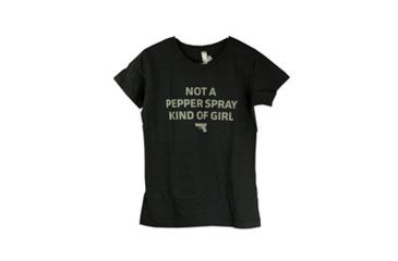 Image of Glock Women's Short Sleeve "Not A Pepper Spray Kind Of Girl" Shirt, Gray, XXL, GLAA68174