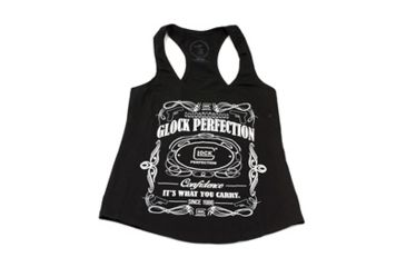 Image of Glock Women's Tank Top Shirt "Florish", Black, Small, GLAP95125