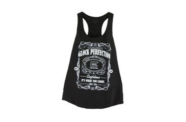 Image of Glock Women's Tank Top Shirt "Florish", Black, Large, GLAP95127