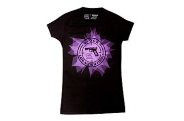 Image of Glock Womens Safe Action T-Shirt, Black, Small, GLAA68126