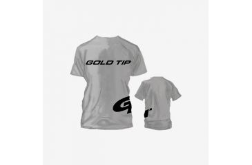 Image of Gold Tip GT Tee Shirt Grey, 2XL, GTTSGY2XL