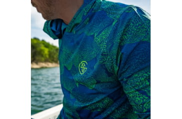 Image of Googan Squad Crappie School Full Mesh Hooded Long-Sleeve Shirt - Mens, 2XL, GS243-2XL