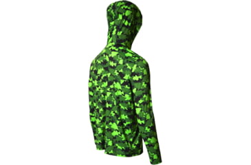 Image of Googan Squad Green Fish Camo Hooded Long-Sleeve Shirt - Mens, 3XL, GS007-3X