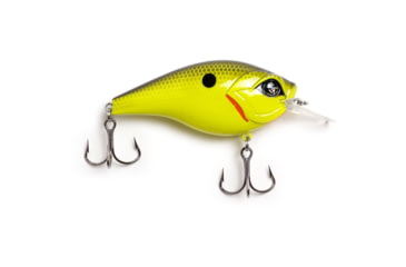 Image of Googan Squad Banger Hard Bait, 2 1/4in, 3/8 oz, Chartreuse Black, 10-01-GGS-10001P