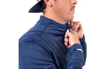 Image of Googan Squad Navy Half-Zip Shirt - Mens, X-Large, GS065-XL