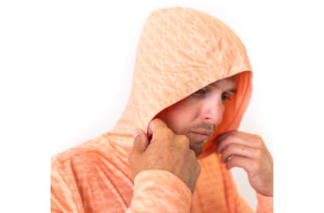 Image of Googan Squad Peachy Bandito Hooded Long-Sleeve Shirt - Mens, Large, GS005-L