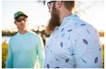 Image of Googan Squad Salt Air Tossed Jig Quarter Zip Shirt - Mens, 3XL, GS091-3XL