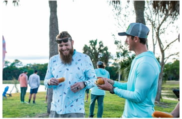 Image of Googan Squad Salt Air Tossed Jig Quarter Zip Shirt - Mens, 3XL, GS091-3XL