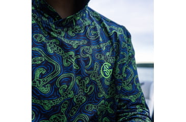 Image of Googan Squad Slizzard Lizard Hooded Long-Sleeve Shirt - Mens, Large, GS241-L