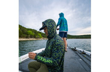 Image of Googan Squad Slizzard Lizard Hooded Long-Sleeve Shirt - Mens, Large, GS241-L