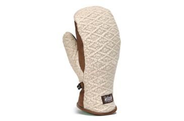 Image of Gordini Argyle Mittens - Womens, Oatmeal, Medium, 3M4145-OATMEAL-M