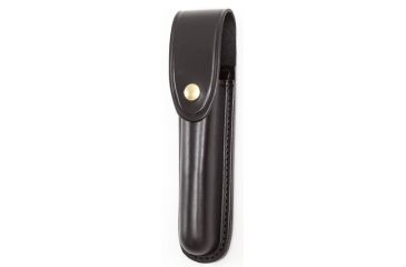 Image of Gould &amp; Goodrich Flashlight Case w/Flap Coast HP7R Flashlight, Brass Snap, Black, B672-3BR