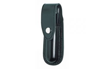 Image of Gould &amp; Goodrich K-Force Flashlight Case, Brass Snap - STRION Light, Black Weave, K672-5WBR