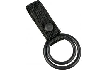 Image of Gould &amp; Goodrich DuraWeb Nylon Double Ring Flashlight Holder, Black, C or D Cell, X615