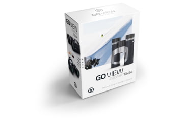 Image of GoView ZOOMR 10x34mm Roof Prism Binoculars, Phantom Black, 4260527415954