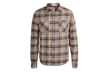 Image of Gramicci General Purpose Flannel Plaid Shirt - Mens, Asphalt Grey, Small M-6231-J5ASGSM