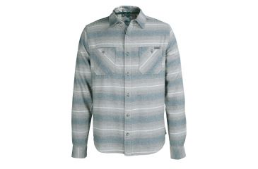 Image of Gramicci General Purpose Flannel Plaid Shirt - Mens, Blue Abyss, Large M-6231-J5BABLG