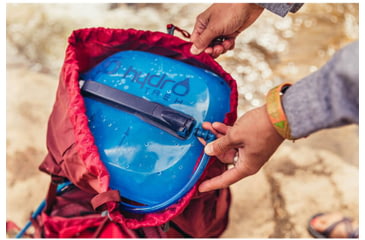 Image of Gregory 3D QuickDry Hydro Trek, 3 Liters, Optic Blue, One Size, 145288-5583