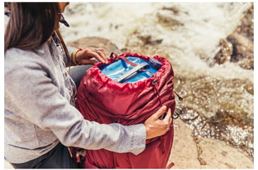 Image of Gregory 3D QuickDry Hydro Trek, 3 Liters, Optic Blue, One Size, 145288-5583