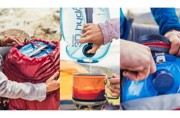 Image of Gregory 3D QuickDry Hydro Trek, 3 Liters, Optic Blue, One Size, 145288-5583