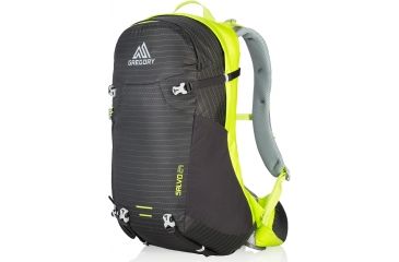 Image of Gregory Salvo 24 Backpack-Black/Macaw Green