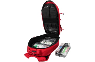 Image of Grey Ghost Gear 3 Day Pack/Medic Pack, Black Zip, Red, GTG5946-Red