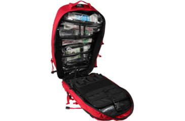Image of Grey Ghost Gear 3 Day Pack/Medic Pack, Black Zip, Red, GTG5946-Red