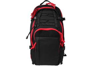 Image of Grey Ghost Gear 3 Day Pack/Medic Pack, Red Zip, Black, GTG5946-2