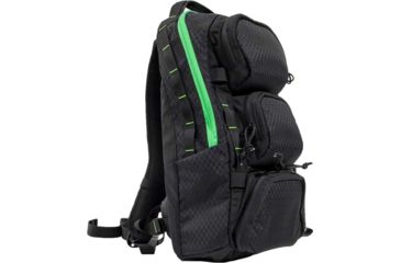 Image of Grey Ghost Gear GG Civilian Impact Bag, Black Diamond/Lime Green, 6014-2D-52
