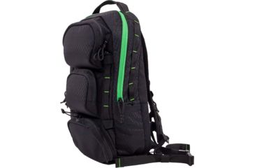 Image of Grey Ghost Gear GG Civilian Impact Bag, Black Diamond/Lime Green, 6014-2D-52