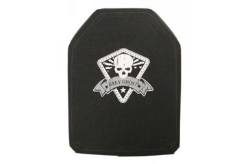 Image of Grey Ghost Gear Level III+ 10x12 Stand Alone Single Curve Armor Plate, Black GGAP-31