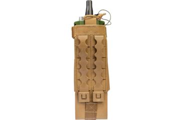 Image of Grey Ghost Gear Radio Pouch Large, Laminate, Coyote Brown, GTG0392-14