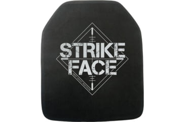 Image of Grey Ghost Precision Level III+ Threat Certified Strike Face Plate, 1.2in Thick, 10x12in, 4.23lbs, Black, GGPMCL3P