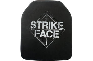 Image of Grey Ghost Precision Level IV Threat Certified Strike Face Plate, 1.3in Thick, 10x12in, 6,47lbs, Black, GGPMCL40