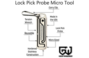 Image of Grim Workshop Lock Pick Probe Micro Tool