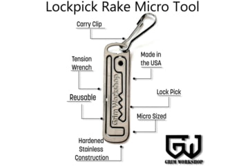 Image of Grim Workshop Lock Pick Rake Micro Tool