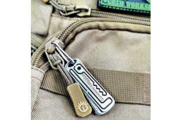 Image of Grim Workshop Lock Pick Rake Micro Tool, Hardened Stainless Construction, 1.75in x 0.5in, GWLOCKZIP