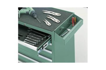 Image of Grizzly Industrial 5 Drawer Roll-Cabinet w/ Bulk Storage Compartment H0841