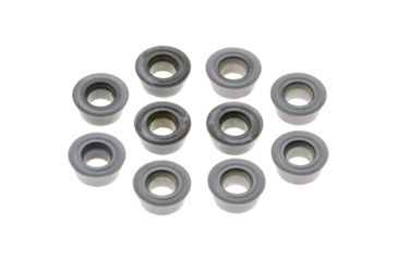 Image of Grizzly Industrial Carbide Inserts RDMT for Steel, Stainless, pk. of 10 T10387
