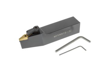 Image of Grizzly Industrial Profile Turning Toolholder MVVNN 1in. x 5in., 17.5-Deg. Cutting Angle, Neutral T10841