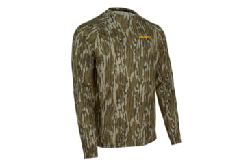 Image of Gsm Muddy Base Layer Crew Long Sleeve Shirt Mossy Oak Bottomland M, MUD-BL-CRW-MOB-M