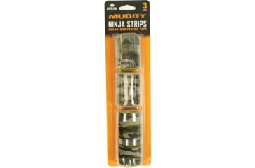 Image of Gsm Muddy Ninja Strips Combo Pack 3 Sizes Mossy Oak Bottomland, MUD-NSCP-MOBL