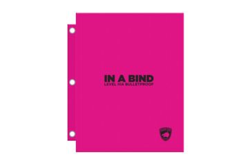 Image of Guard Dog Security 3 Ring Binder Notebook, Pink, BP-GDIB-PK