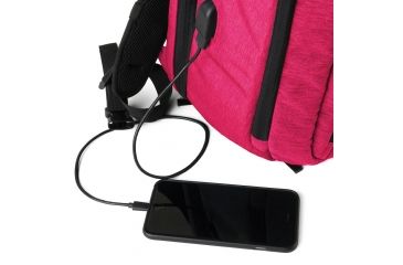 Image of Guard Dog Security ProShield Smart Bulletproof Backpack 27L, Level IIIA, Pink, BP-GDPSM-PK