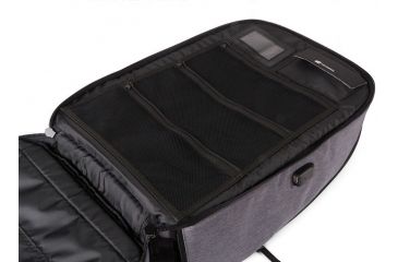 Image of Guard Dog Security ProShield Smart Bulletproof Backpack 27L, Level IIIA, Gray, BP-GDPSM-GR