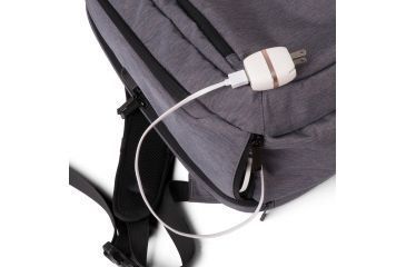 Image of Guard Dog Security ProShield Smart Bulletproof Backpack 27L, Level IIIA, Gray, BP-GDPSM-GR