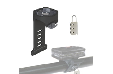 Image of Guardian Angel Bike/Rail Rubber Strap Mount w/ Magnetic Mount, Black, GA-ELT-RBM