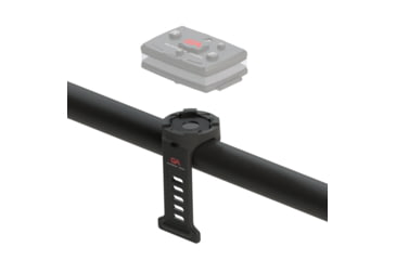 Image of Guardian Angel Bike/Rail Rubber Strap Mount with Magnetic Mount, Black, ELT-BSM