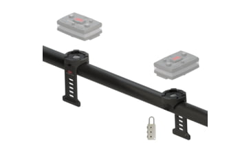 Image of Guardian Angel Bike/Rail Rubber Strap Mount with Magnetic Mount, Black, ELT-BSM