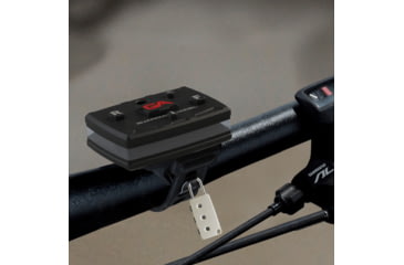 Image of Guardian Angel Bike/Rail Rubber Strap Mount with Magnetic Mount, Black, ELT-BSM